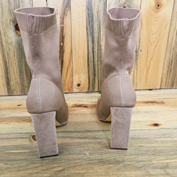 Lulu's Synoy Nude Sock Boots - Picture 8 of 9